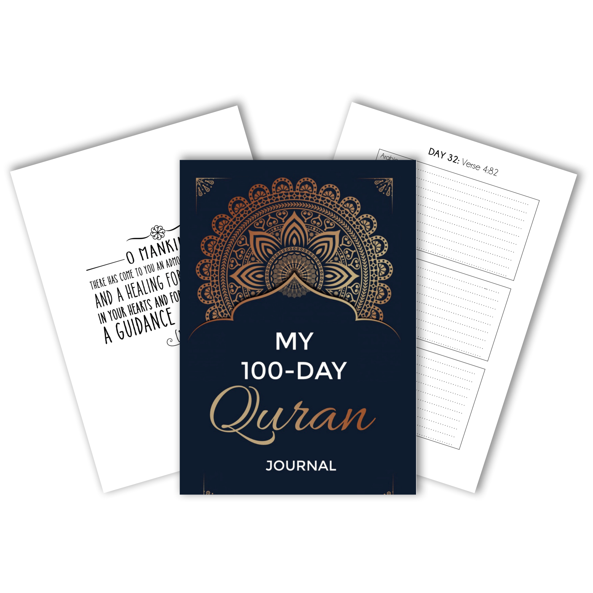 My 100-Day Quran Journal Digital PDF