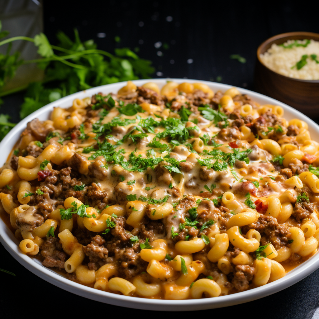 Easy Halal Hamburger Helper